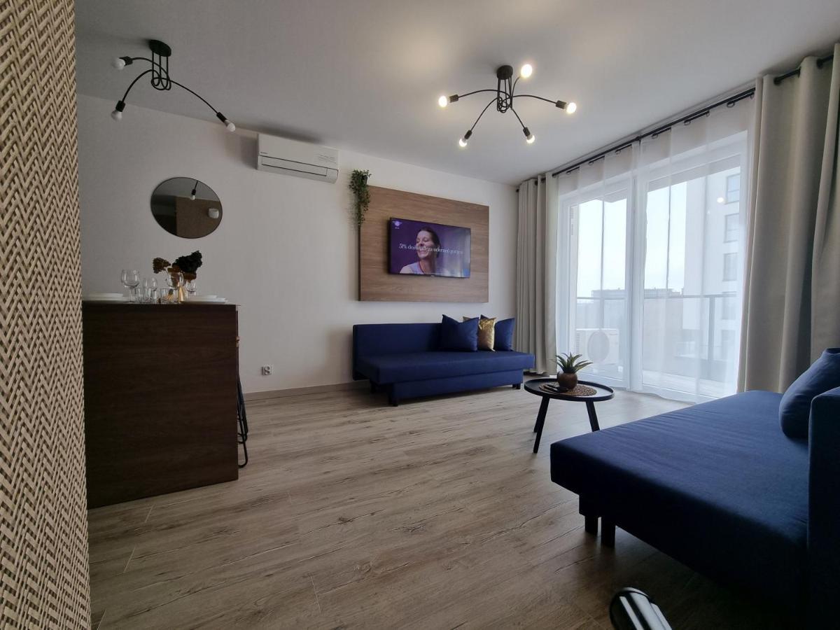 Q Apart Enter- Klimatyzowany 2 Pokojowy Apartament Przy Manufakturze Z Garazem Gratis, Fv Łódź Extérieur photo